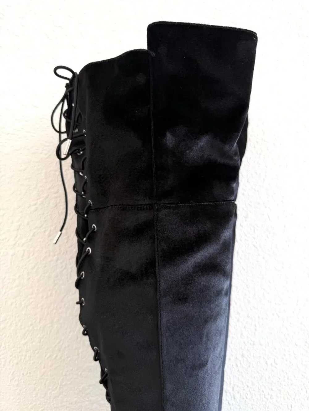 Torrid Black Over the Knee Heel Boot - Size 8WW